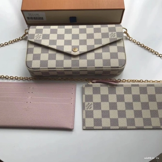WIS Bag Damier Pochette Louis N63106 Felicie Vuitton 0201